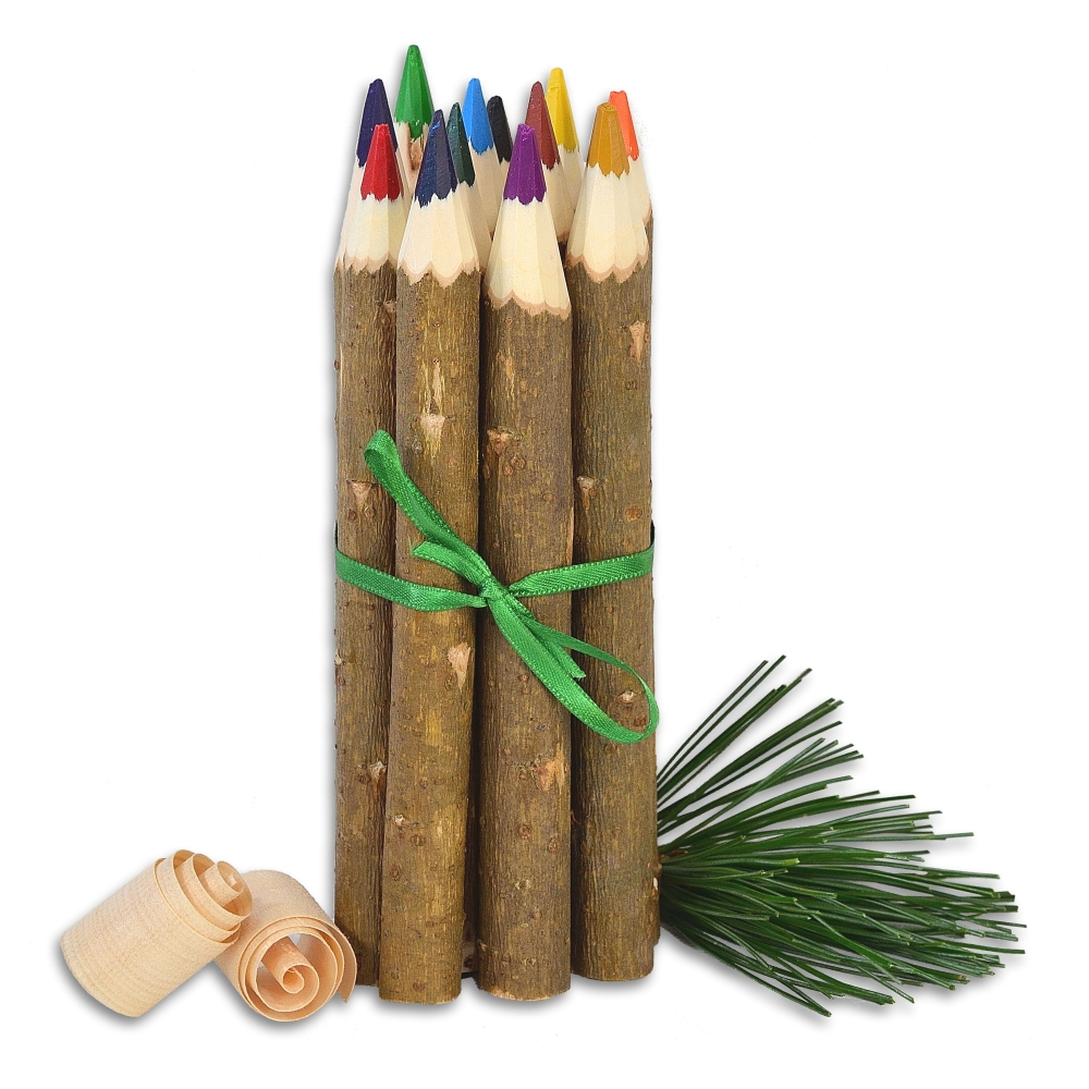 30 Stück Holz-Stifte Für Kratzkunst – 11,9 Cm, Mit Spitzer Und Flacher Spitze, Für Bastelprojekte